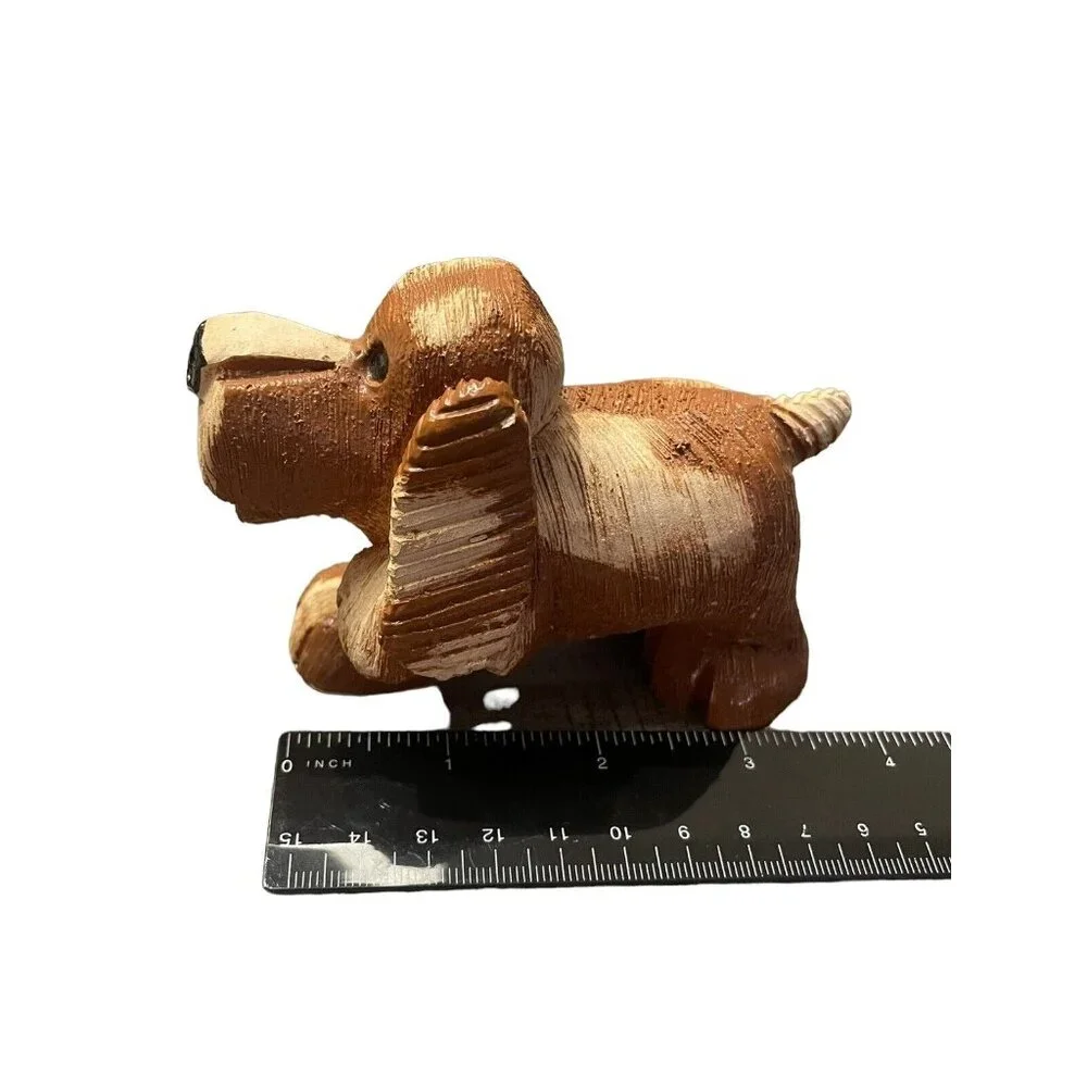 Artesania Rinconada Hound Dog Figurine Handmade Uruguay‎ Ceramic Retired VTG